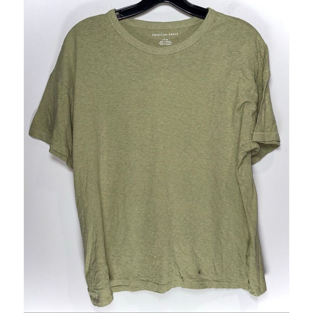 American Eagle green tee shirt size small